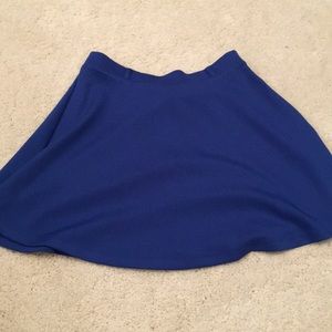 Blue skirt